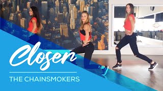 Closer - The Chainsmokers - Easy Fitness Workout Dance- HipNTHigh - booty & legs