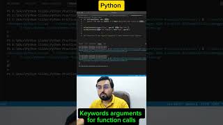 Use keyword arguments in functions calling #python #pythonforbeginners #programmingknowledge