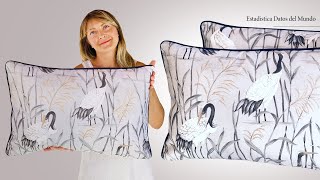 ✨ Cushion Cover With Trim And Easy Zipper / Sew With Ulyana