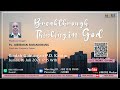 Ibadah MORE - Breakthrough Thinking In God | 16 Juli 2021 (Ps. Jurisman Simanjorang)