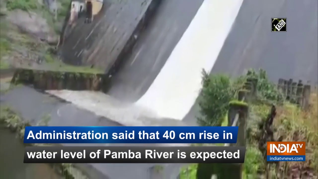 6 shutters of Pamba dam open in Kerala following rainfall