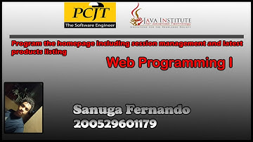 Web Project Task 9 | 1st year | Program sign out process using session management | Java Institute