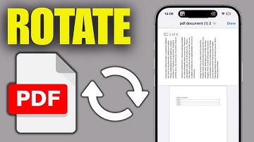 How To Rotate PDF File & Save in Mobile (iPhone)