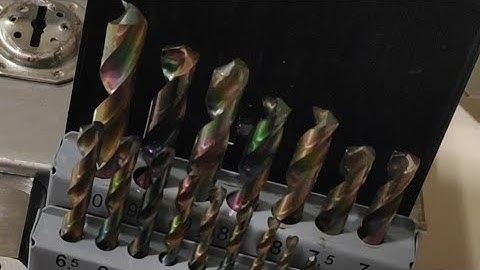 Parkside HSS cobalt treated steel drill bits! Let