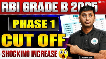 RBI Grade B Phase 1 Cut Off 2025 | RBI Score Card & Sectional Cut Off Marks