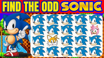 Can You Spot the Odd One Out? Sonic Edition | Test Your Eyesight!