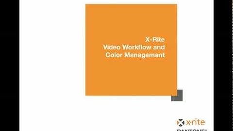 X Rite Still and Video