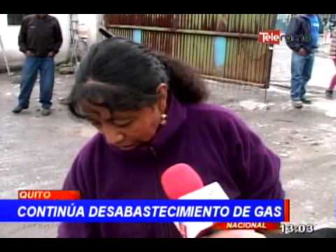 Continúa desabastecimiento de gas