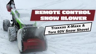 Remote Control Snow Blower