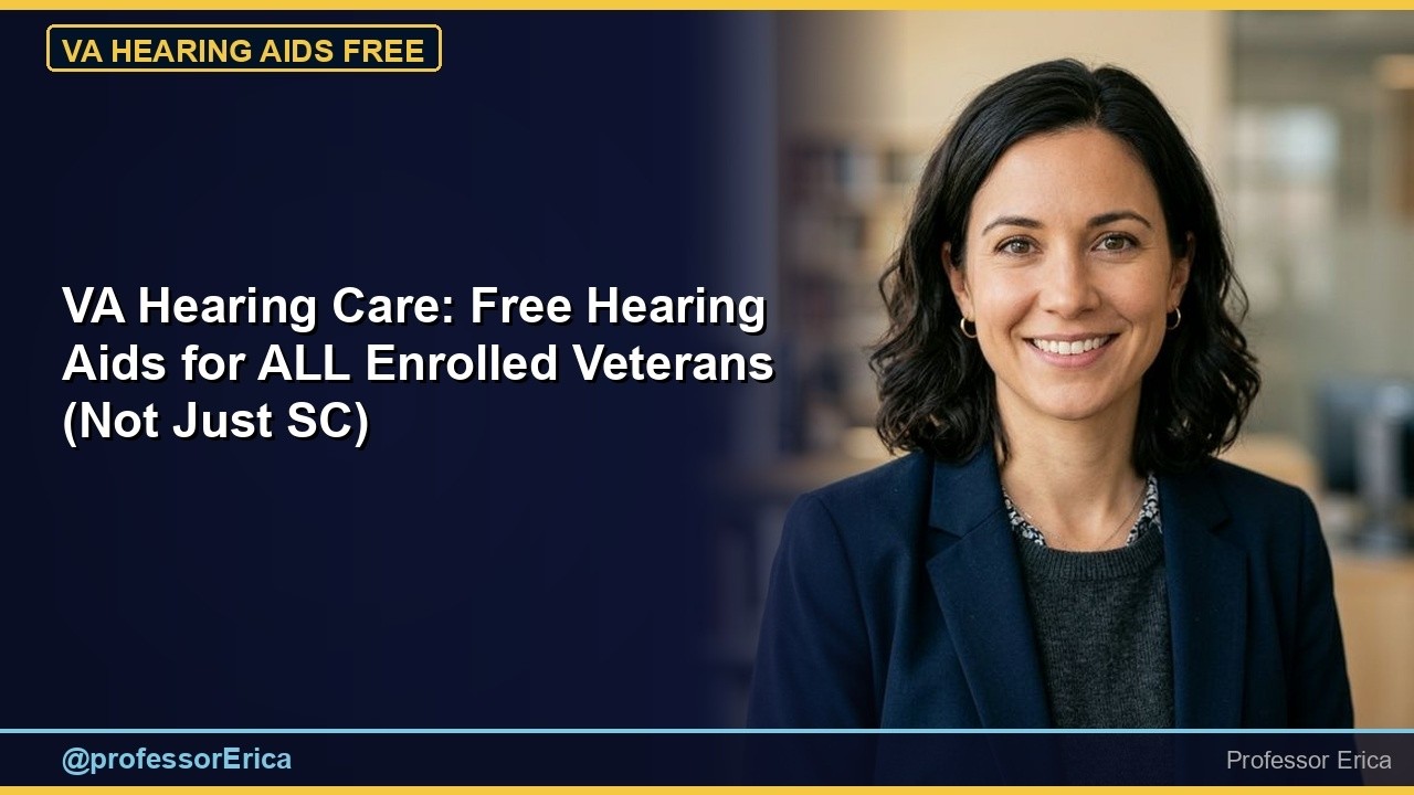 VA Benefits: Hearing Care — Free Hearing Aids for All Enrolled Veterans