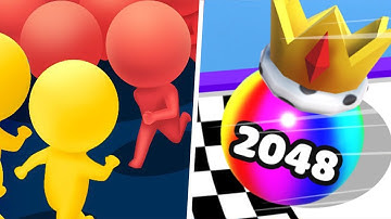 Count Master Vs Ball Merge 2048 Game Max New Level Gaming Video Games Walkthrough BCMJRE9FR