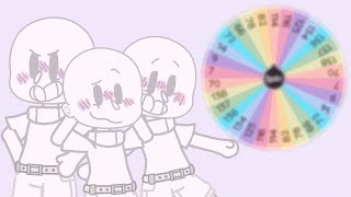 // Creating OCs with the Wheel // (Roomates Edition) // Gacha Plus // Give Names! //