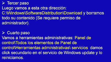 Como resolver problemas con windows update cuando da error al actualizar 9 nov 2016