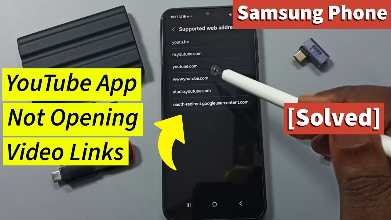 How to Fix YouTube App Not Opening Video Links on Samsung Galaxy A17 5G ...