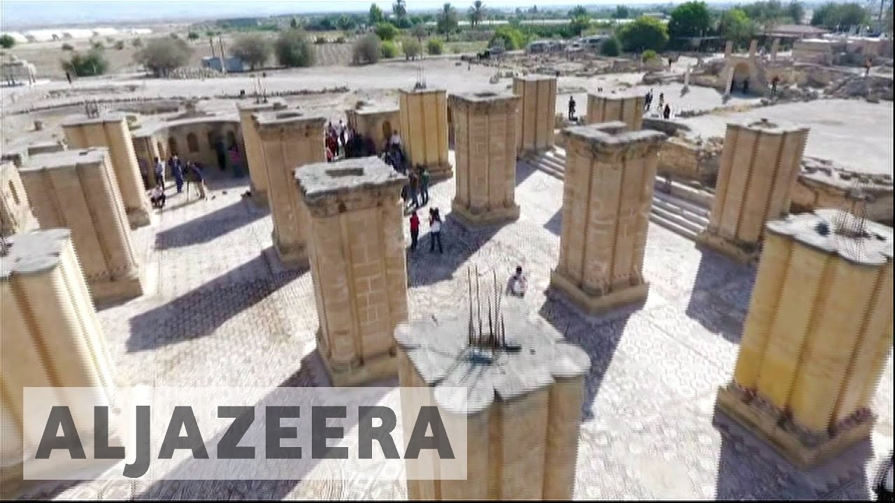 فلسطين ترمم أرضية فسيفساء قديمة