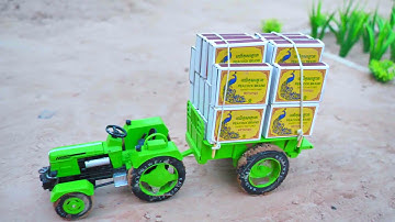 Diy tractor stuck in mud mini science project | tractor stuck part 4 | @minicreativekp