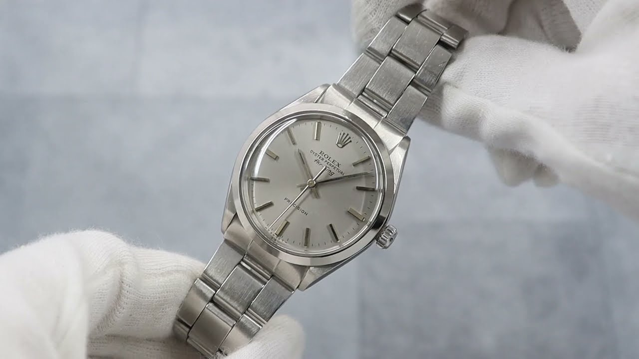 ロレックス エアキング Ref.5500 グレーダイヤル 1974年製 w-31511gnz