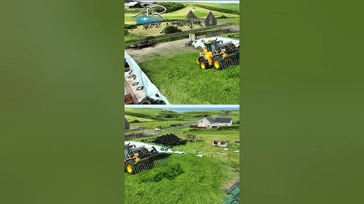 JCB 457s Buckraking out on demo