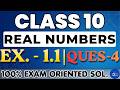 Class 10 Maths - Exercise 1.1 | Real Numbers | Question 4 NCERT Solution