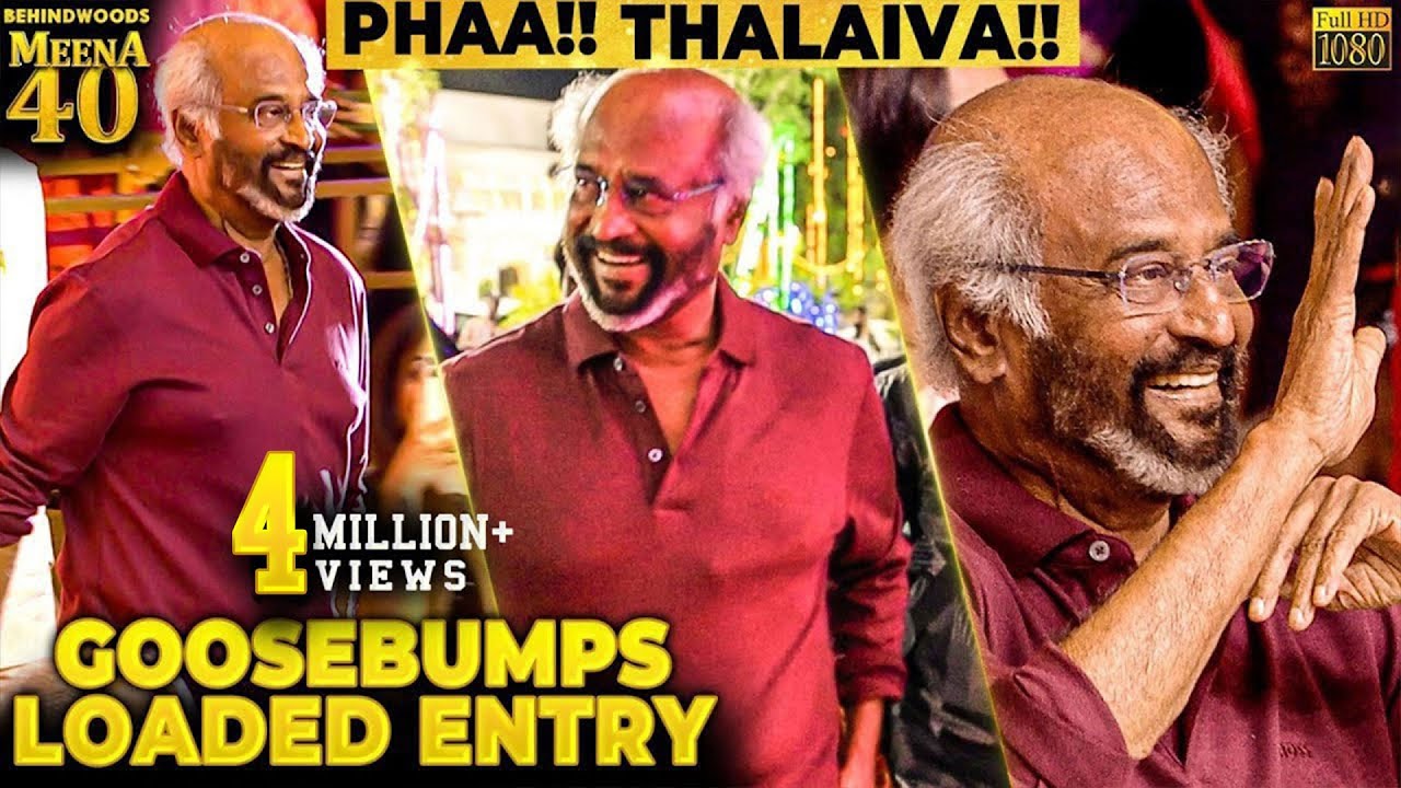 Superstars Fan or not This entry is Goosebumps loaded  Meena40  Rajinikanth