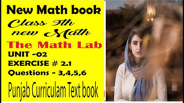 Class 9th Math New book Exercise 2.1Q-3,4,5,6, -Exercise 2.2 9th Maths-9 class Math New Book E.X2.2