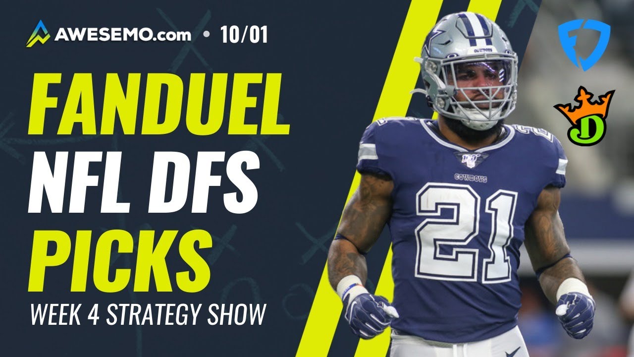 FANDUEL NFL DFS PICKS WEEK 4 STRATEGY & PRICING YouTube