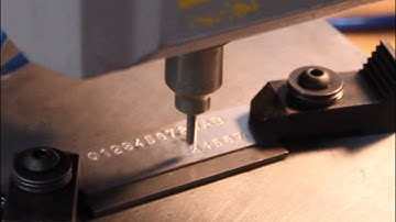 Dot Peen Deep Marking -Tag Marking