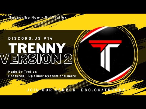 Best Discord v14 Bot Code 🔥 Trenny | Uptimer System | Pixel Coding