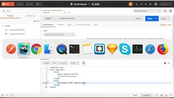 Hello World REST API using Express