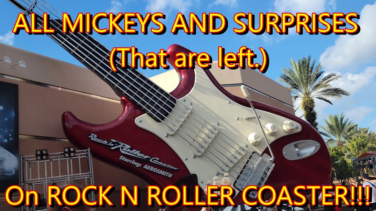 ALL REMAINING Rock N Rollercoaster Mickeys!