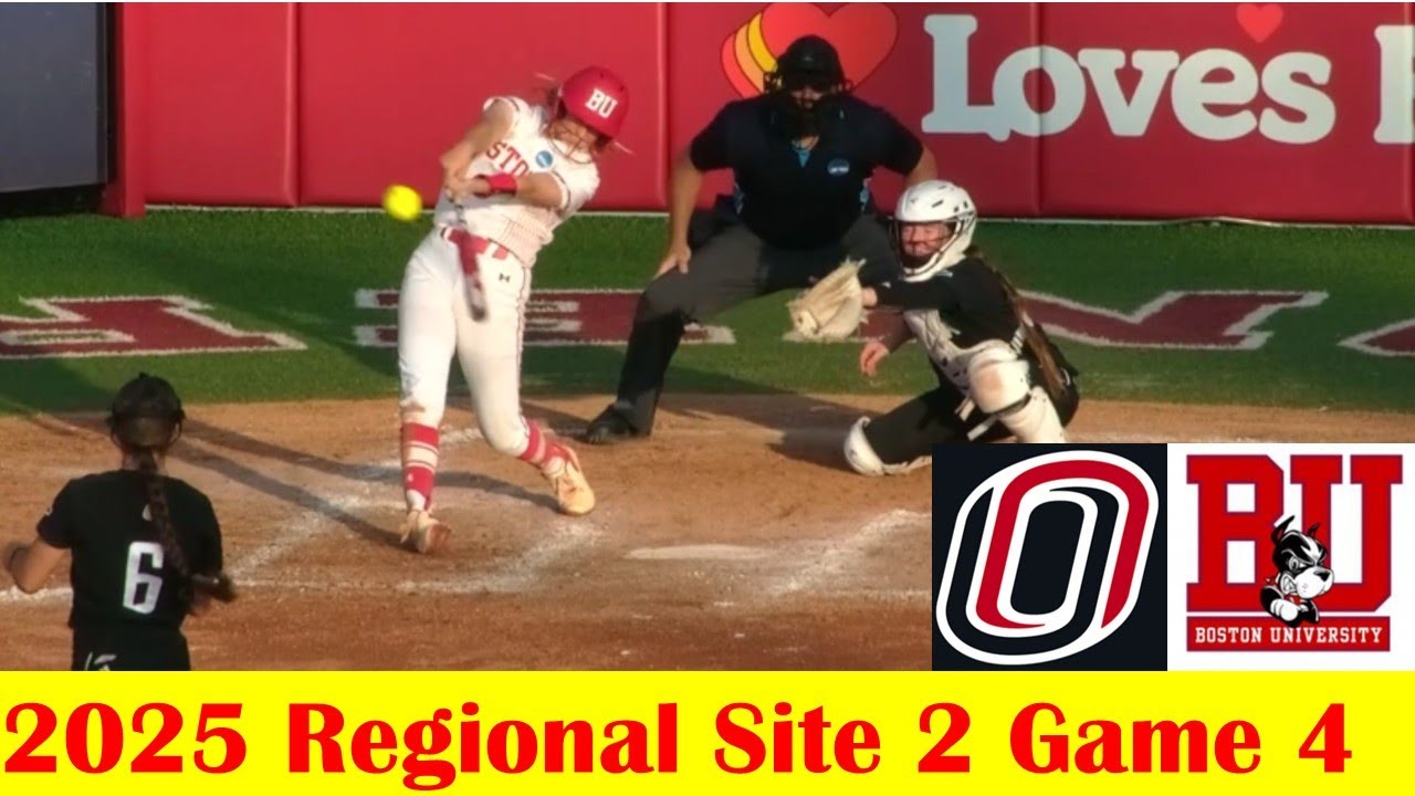 Boston University vs Omaha Softball Game Highlights, 2025 NCAA Regional Site 2 Game 4