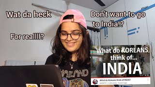 Reacting To What Do Koreans Think Of India By Dkdktv