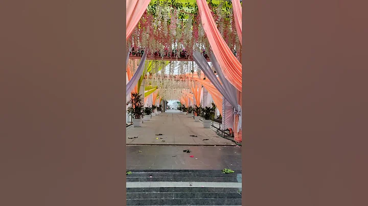 today 🥰🥰marriage🤎🤎 entry get decoration#shorts