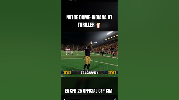 Indiana vs Notre dame Match Highlights
