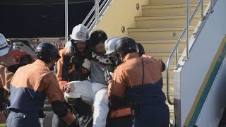 成田で航空事故訓練 着陸失敗想定