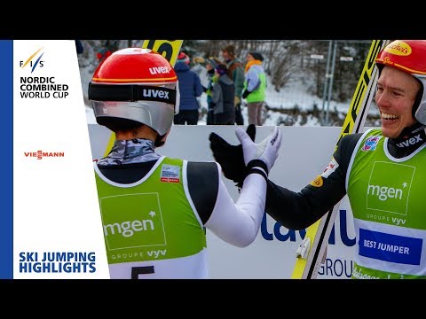 Jumping Round Highlights | Seidl in the lead | Chaux-Neuve | Gundersen LH #2 | FIS Nordic Combined