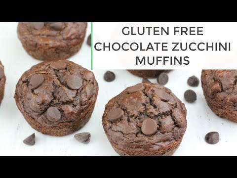 Chocolate Zucchini Muffins | Gluten Free Muffin Recipe