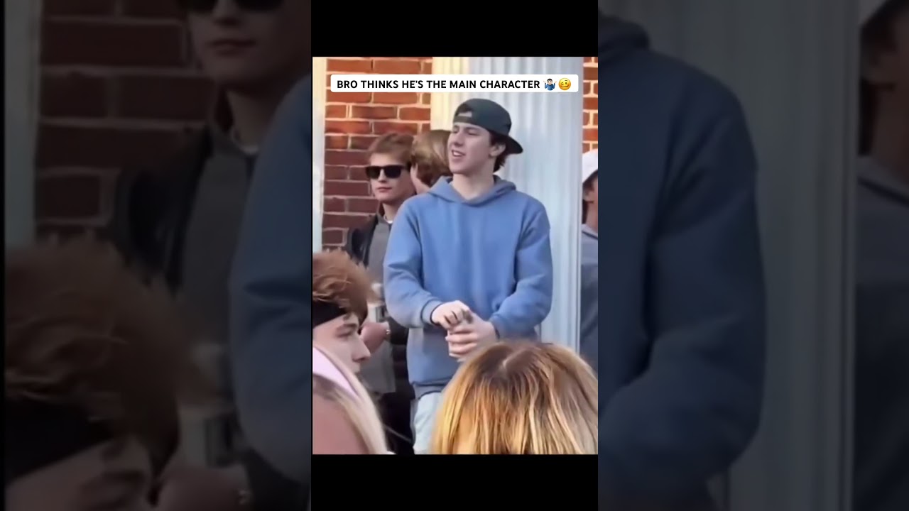 BRO THINKS HE’S THE MAIN CHARACTER 🤷🏻‍♂️🥴