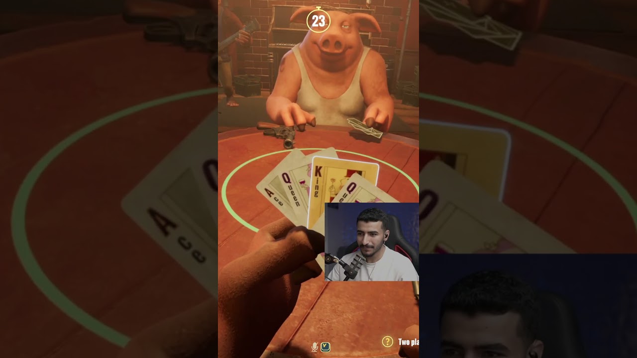 عراب لعبة Liar's Bar 😉😎,  المقطع كامل على القناة ⬆