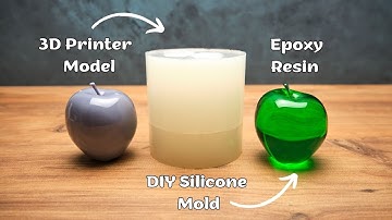 How to Make Silicone Molds for Epoxy Resin - Easy DIY | Resin - Candle - Plaster