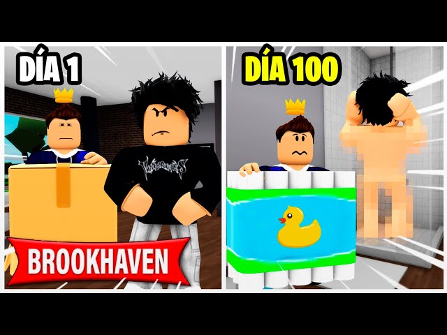 Sobreviví 100 Días En La Caravana De Brookhaven - Roblox Yosoyloki