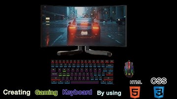 Creating Gaming Keyboard by using HTML and CSS | Programming with Haris