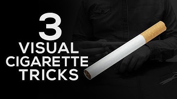 3 VISUAL Cigarette Tricks Anyone Can Do | Finally Revealed