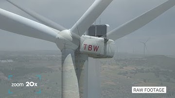VIO | Inspecting Wind Turbine | Zoom 20x
