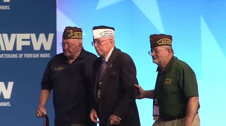 2019 World War II Veteran Raymond O'Brien Receives...