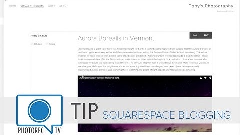 Squarespace Tips: Blogging & Custom Thumbnails