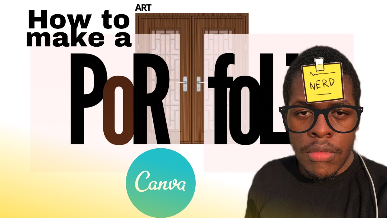 How to make a art portfolio using canva 2025 - YouTube