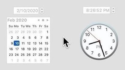 How to Set Date and Time on a Mac