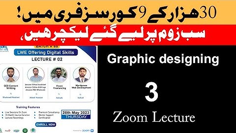 Batch#68 Lect#3 Graphic Designing  By Miss Memoona Powered By LWE