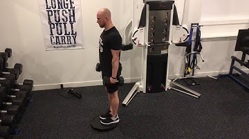 Front Foot Elevated Dumbbell Reverse Lunge